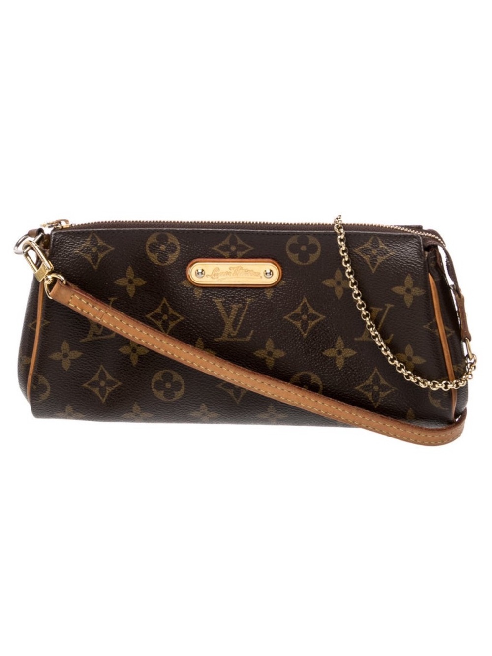 Louis Vuitton Brown Monogram Canvas Crossbody with Vachetta Trim